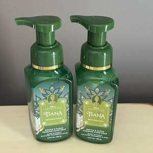 Two Bath & Body Works Disney Princess Tiana Foaming Hand Soaps